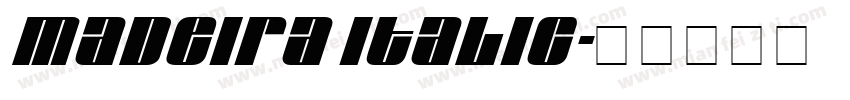 Madeira italic字体转换